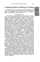 The problem of rural settlement in Spain