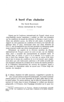 A bord d'un chalutier