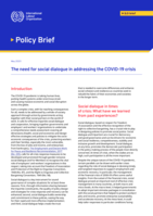 The need for social dialogue in addressing the COVID-19 crisis