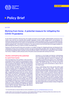 Working from home: a potential measure for mitigating the COVID-19 pandemic