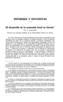 El desarrollo de la economía local en Grecia