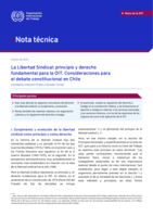 La libertad sindical: principio y derecho fundamental para la OIT. Consideraciones para el debate constitucional en Chile