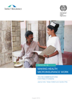 Making health microinsurance work: ten recommendations for practitioners