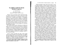 La política social durante la guerra en Suecia