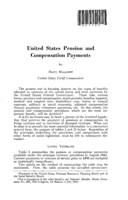 United States pension and compensation payments