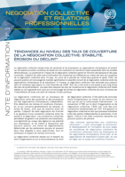 Tendances au niveau des taux de couverture de la négociation collective: stabilité, érosion ou déclin ?