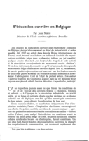 L'éducation ouvrière en Belgique