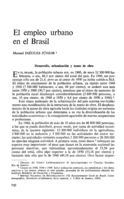 El empleo urbano en el Brasil