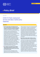 COVID-19: public employment services and labour market policy responses