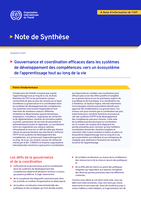 Gouvernance et coordination efficaces dans les systèmes de développement des compétences: vers un écosystème de l’apprentissage tout au long de la vie