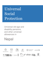 Universal old-age and disability pensions, and other universal allowances in Nepal