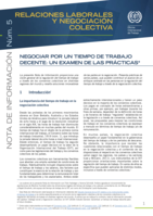 Negociar por un tiempo de trabajo decente: un examen de las prácticas