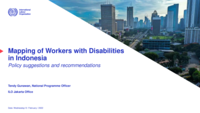 Mapping of workers with disabilities in Indonesia: policy suggestions and recommendations