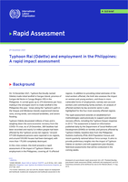 Typhoon Rai (Odette) and employment in the Philippines: a rapid impact assessment