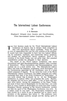The International Labour Conferences