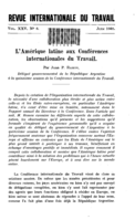 L'Amérique latine aux Conférences internationales du Travail