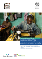 Make change happen: getting insurance providers ready to better serve low-income households