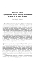 Situación actual y perspectivas de los servicios de bienestar a favor de la gente de mar