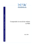 Comprendre le travail des enfants au Mali: rapport de pays