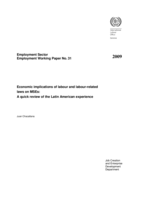 Economic implications of labour and labour-related laws on MSEs: a quick review of the Latin American experience