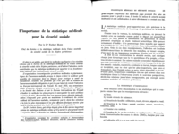 L'importance de la statistique médicale pour la sécurité sociale