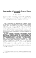 La propiedad de la vivienda obrera en Europa occidental