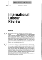 Workers in the informal sector: initiatives by India's National Commission for Enterprises in the Unorganized Sector (NCEUS)