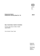 Italy: a dual labour market in transition : country case studies on labour market segmentation
