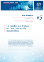 La calidad del trabajo en la economía de plataformas