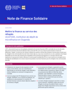 Mettre la finance au service des réfugiés: UGAFODE, institution de dépôt de microfinance en Ouganda