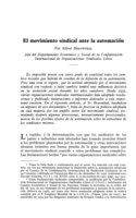 El movimiento sindical ante la automación