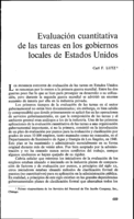 Evaluación cuantitativa de las tareas en los gobiernos locales de Estados Unidos