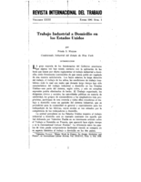 Trabajo industrial a domicilio en los Estados Unidos