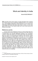 Work and identity in India