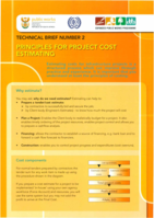 Principles for project cost estimating
