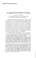 La inspección de fábricas en China