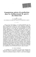 Commissions mixtes de production dans les établissements de guerre des Etats-Unis