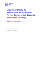 Impacts of COVID-19 restrictions on the formal private sector in the Occupied Palestinian Territory: a rapid assessment