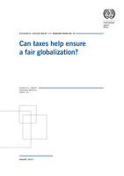 Can taxes help ensure a fair globalization?