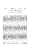 El cuerpo médico y la seguridad social