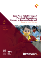 Does piece rate pay impact perceived occupational hazards in garment factories?: evidence from Vietnam