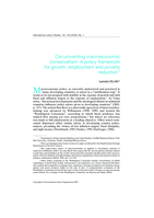Circumventing macroeconomic conservatism: a policy framework for growth, employment and poverty reduction