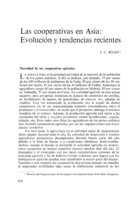 Las cooperativas en Asia: evolución y tendencias recientes
