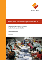 Apparel wages before and after: Better Factories Cambodia