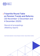 Tripartite round table on pension trends and reforms (30 November-2 December 2020 and 4 December)