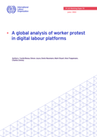A global analysis of worker protest in digital labour platforms