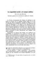 La seguridad social y el cuerpo médico