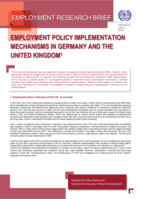 Employment policy implementation mechanisms in Germany and the United Kingdom