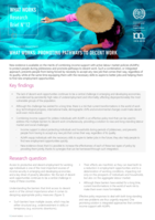 Promoting pathways to decent work