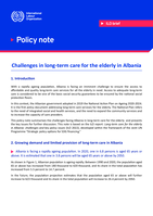 Challenges in long-term care for the elderly in Albania